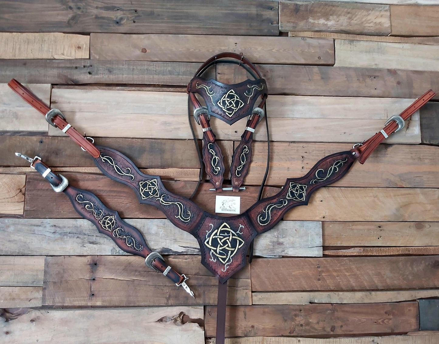 Leather Horse Medieval Set Celtic