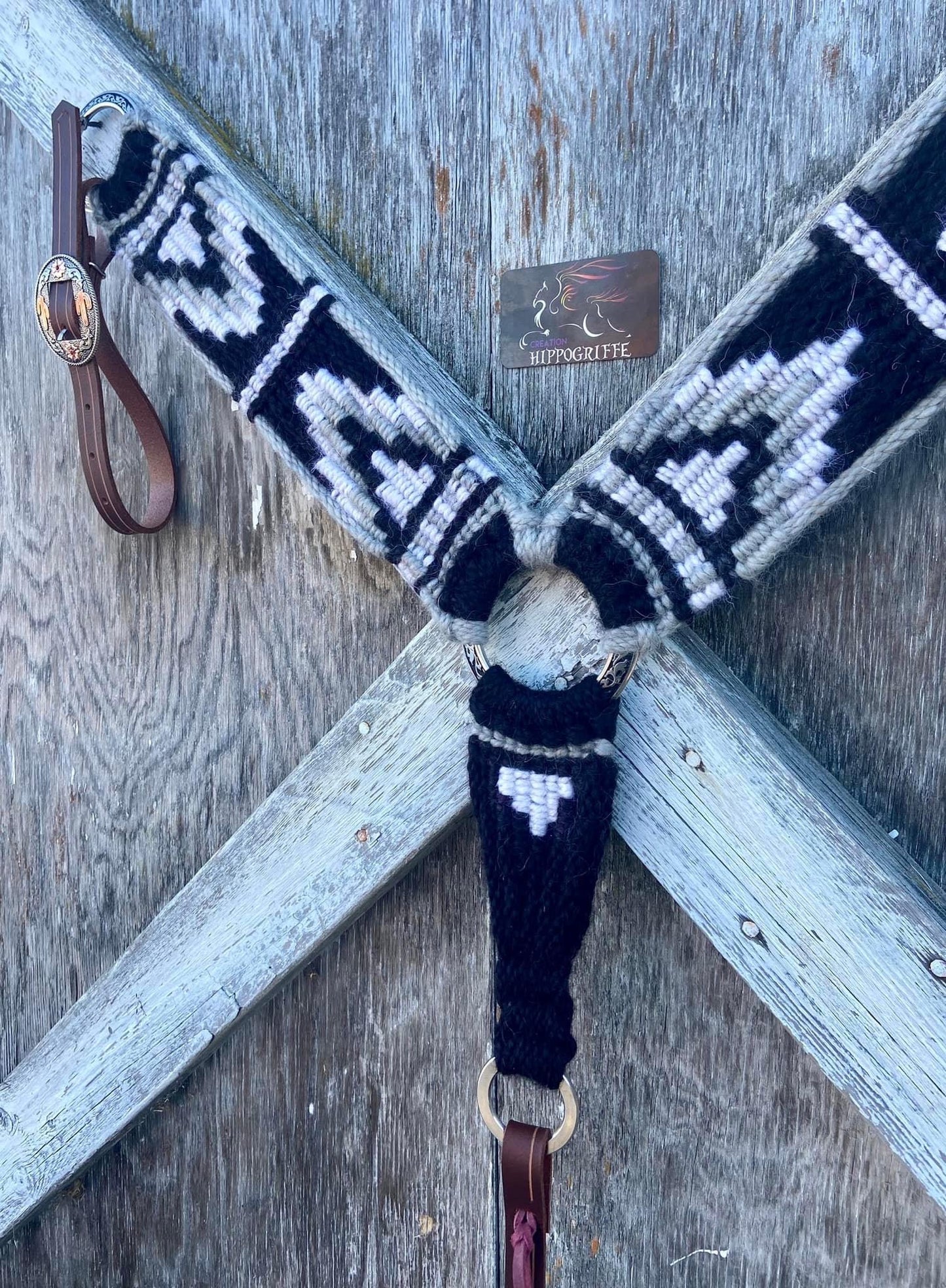 Mohair breast collar #13