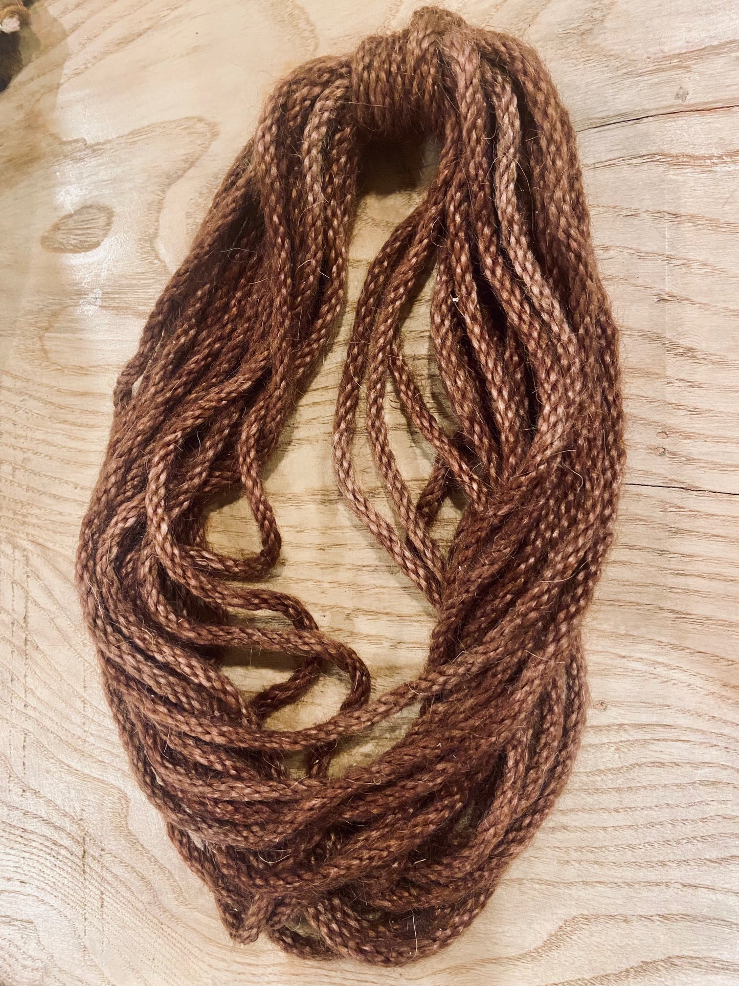 Mohair 8 ply Chestnut