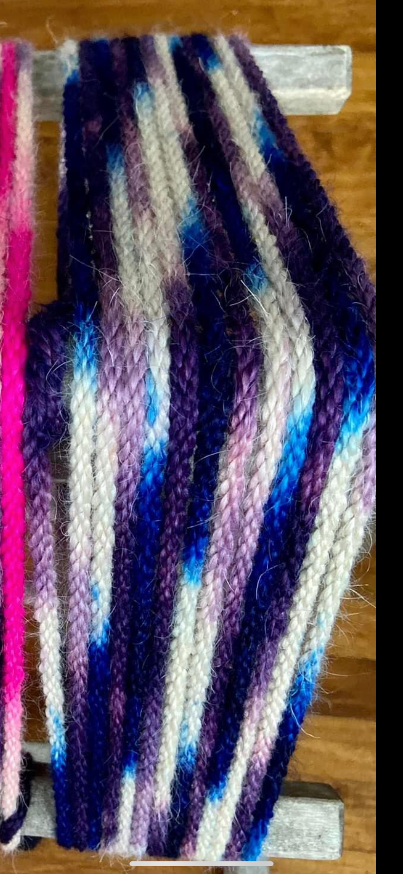 Mohair 8 ply tie-dye #11