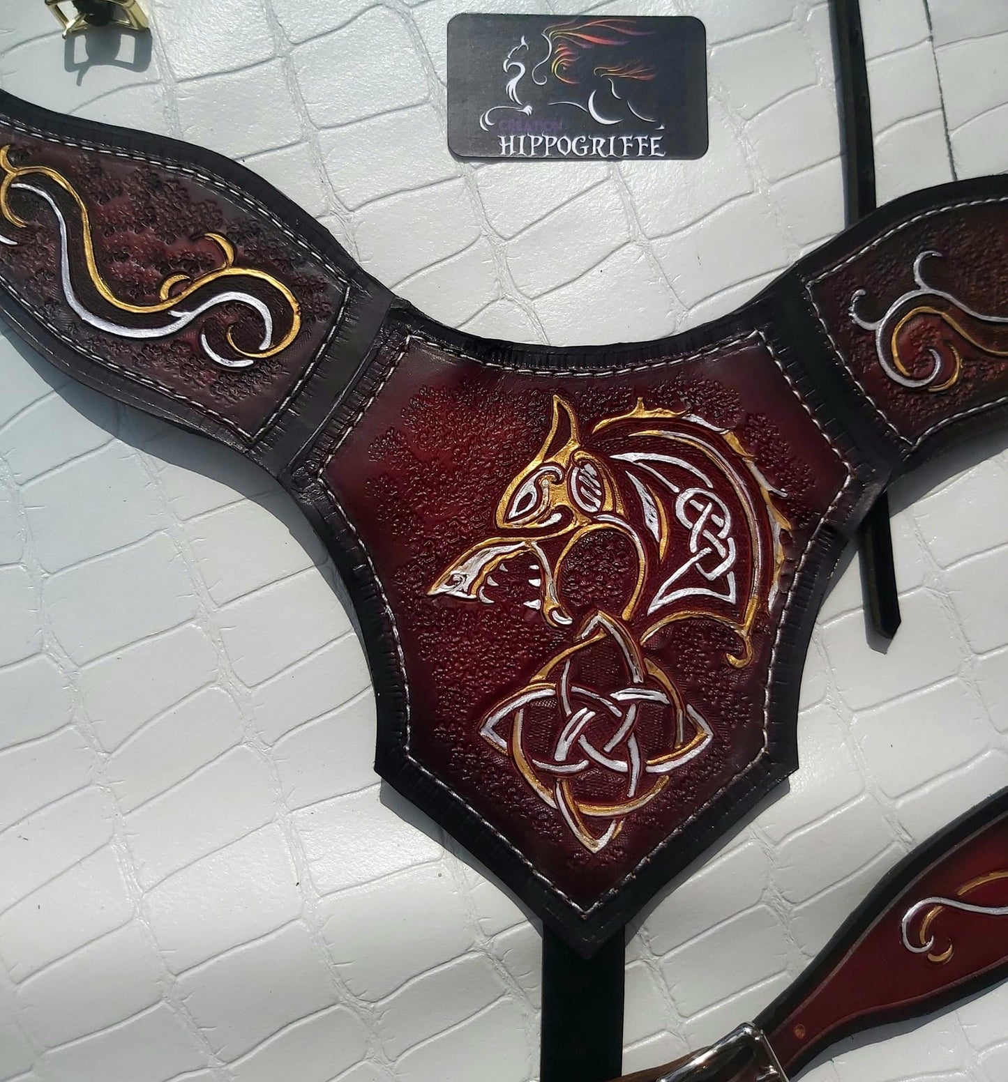 Leather Horse Medieval Set Fenrir