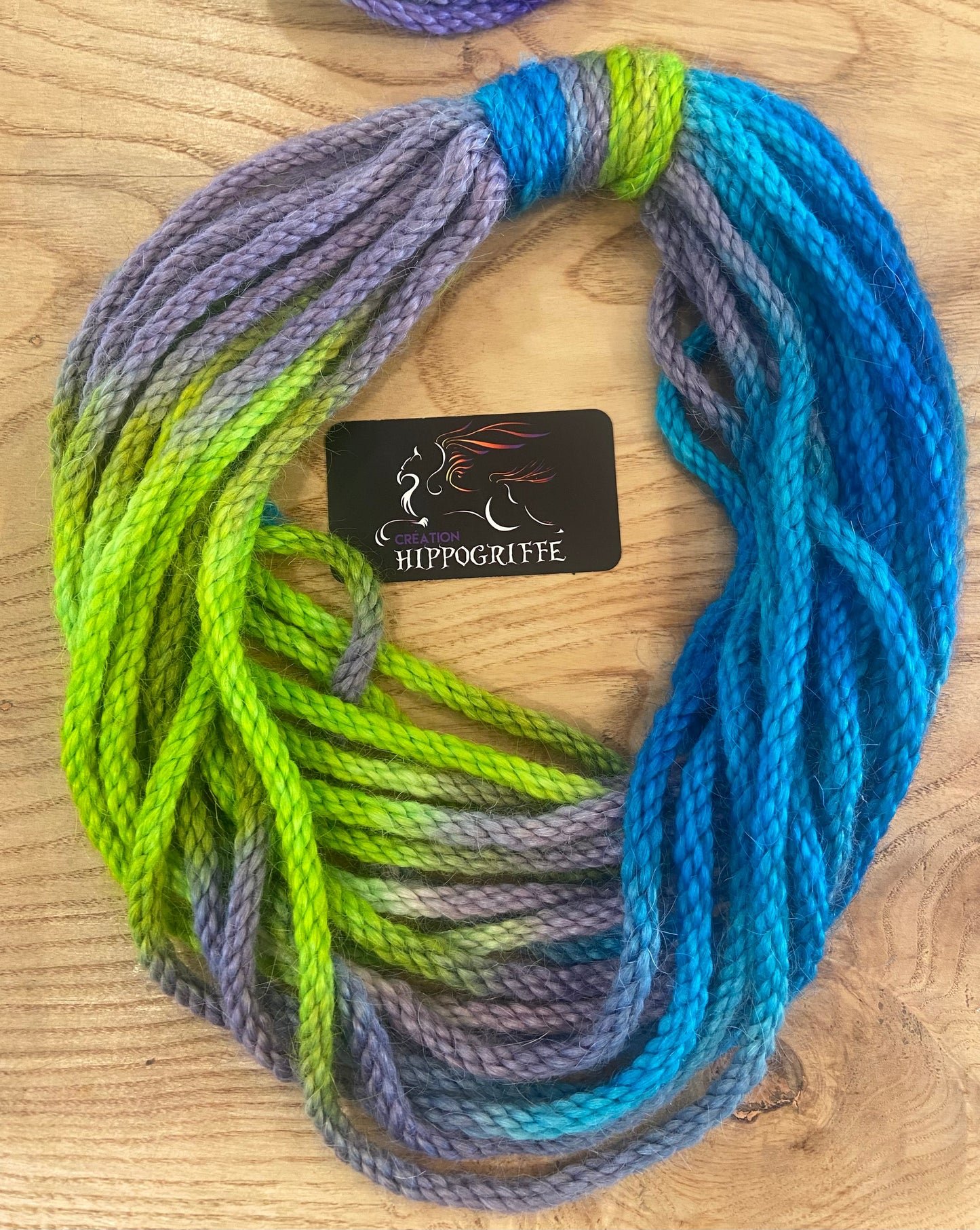 Mohair 8 ply tie-dye #10