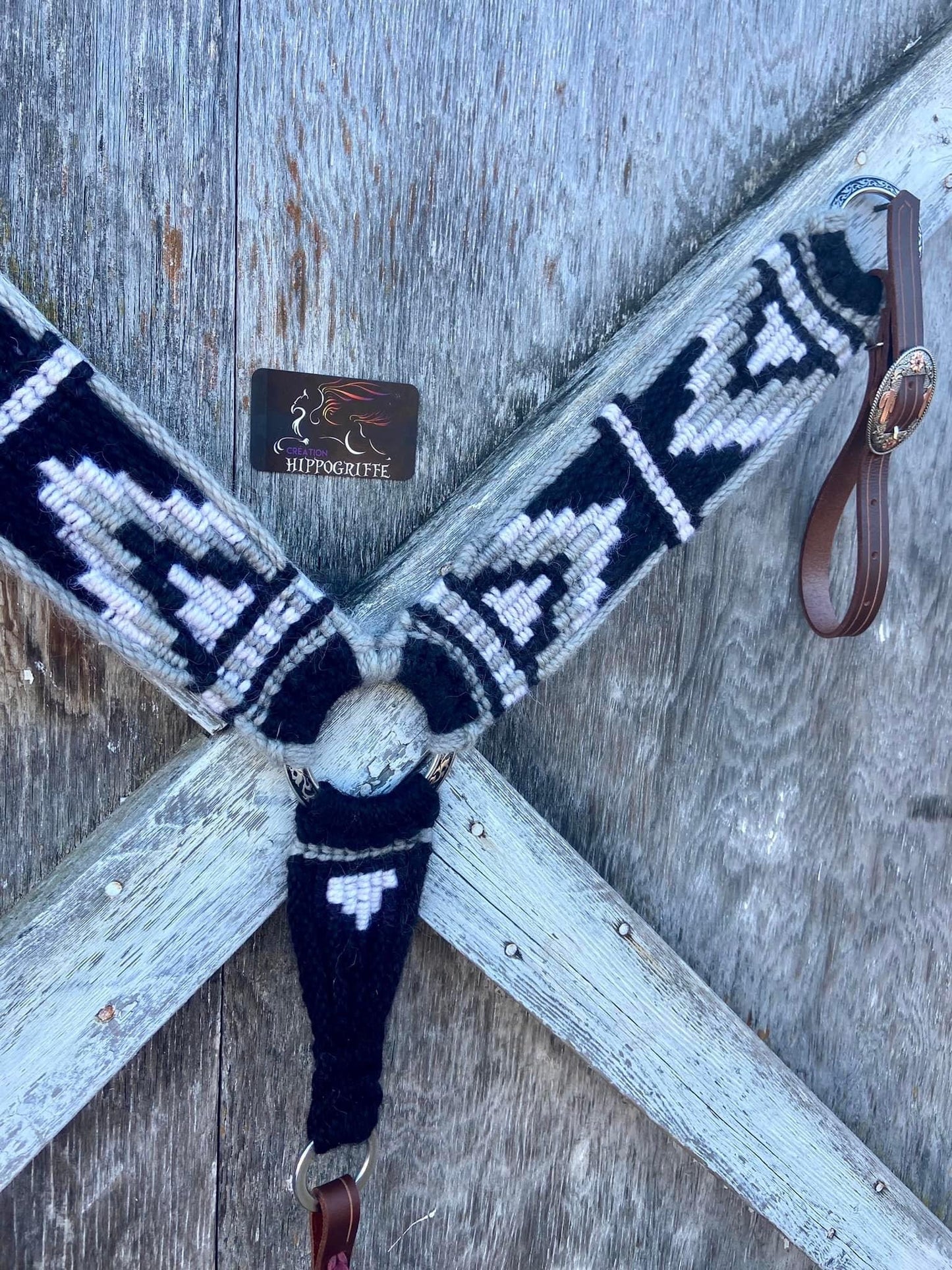 Mohair breast collar #13