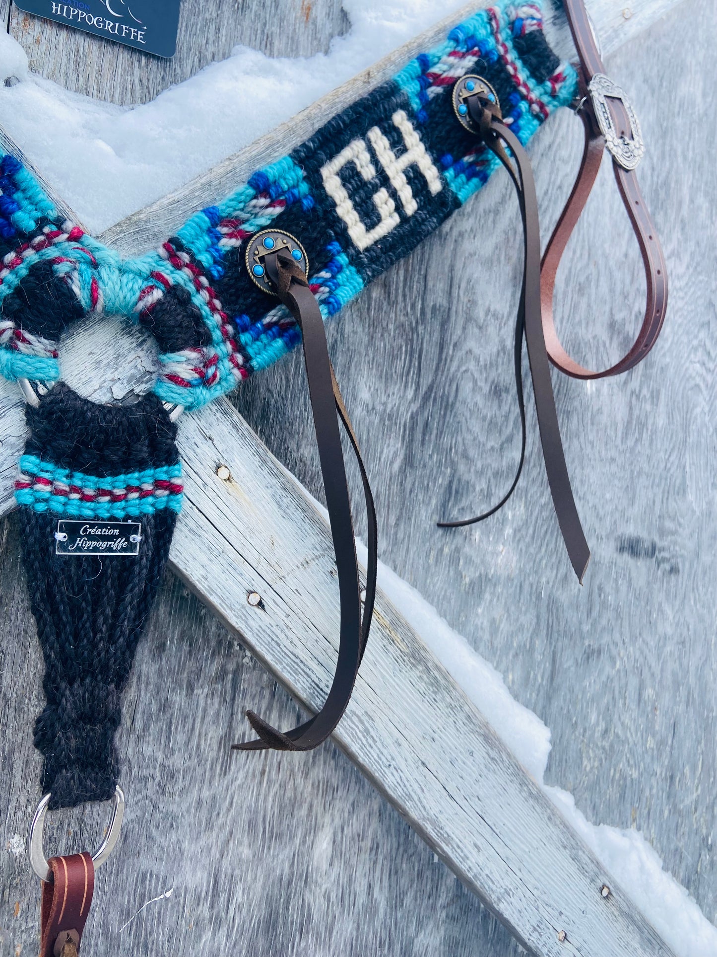 Custom Mohair breast collar #19