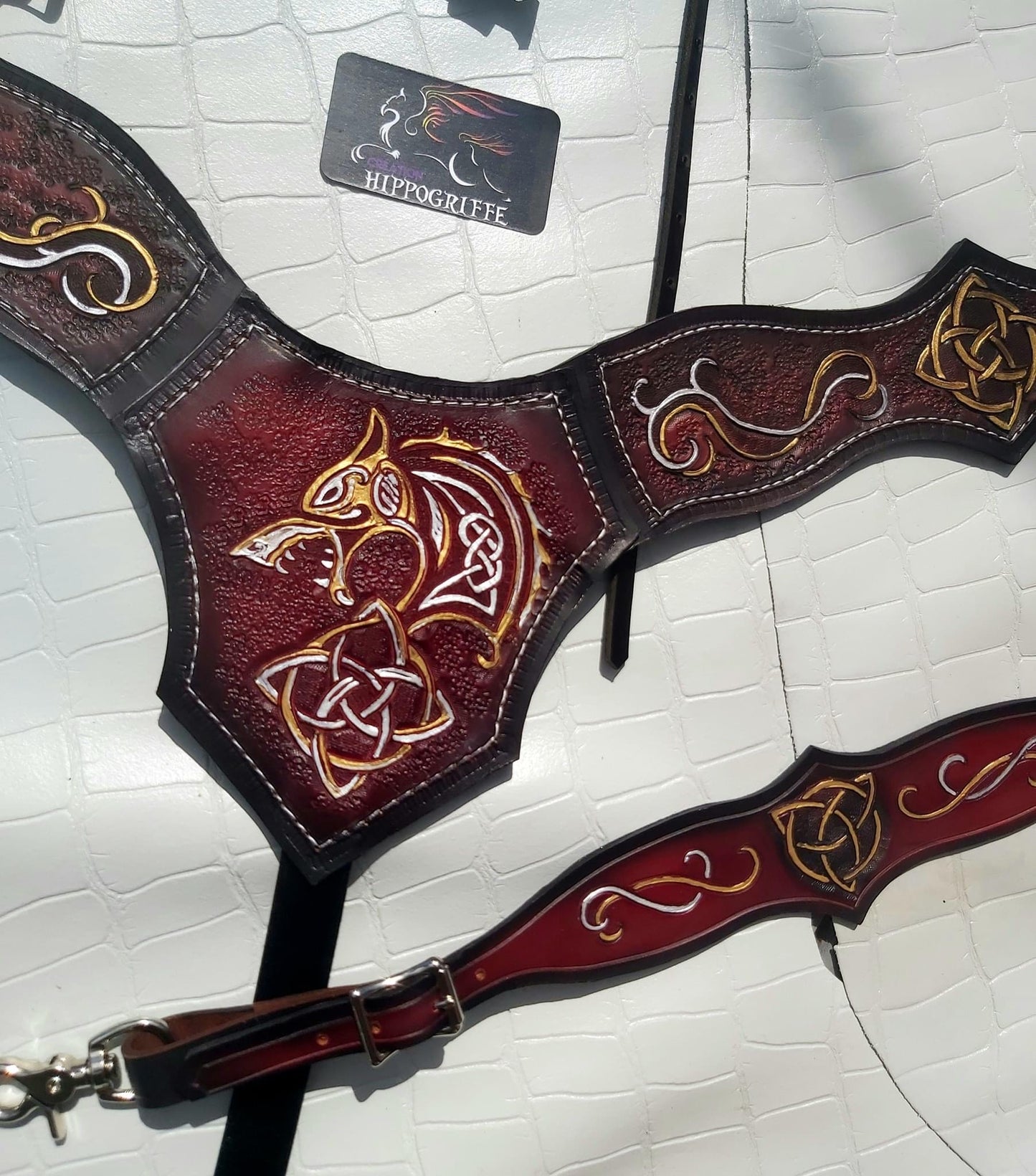 Leather Horse Medieval Set Fenrir