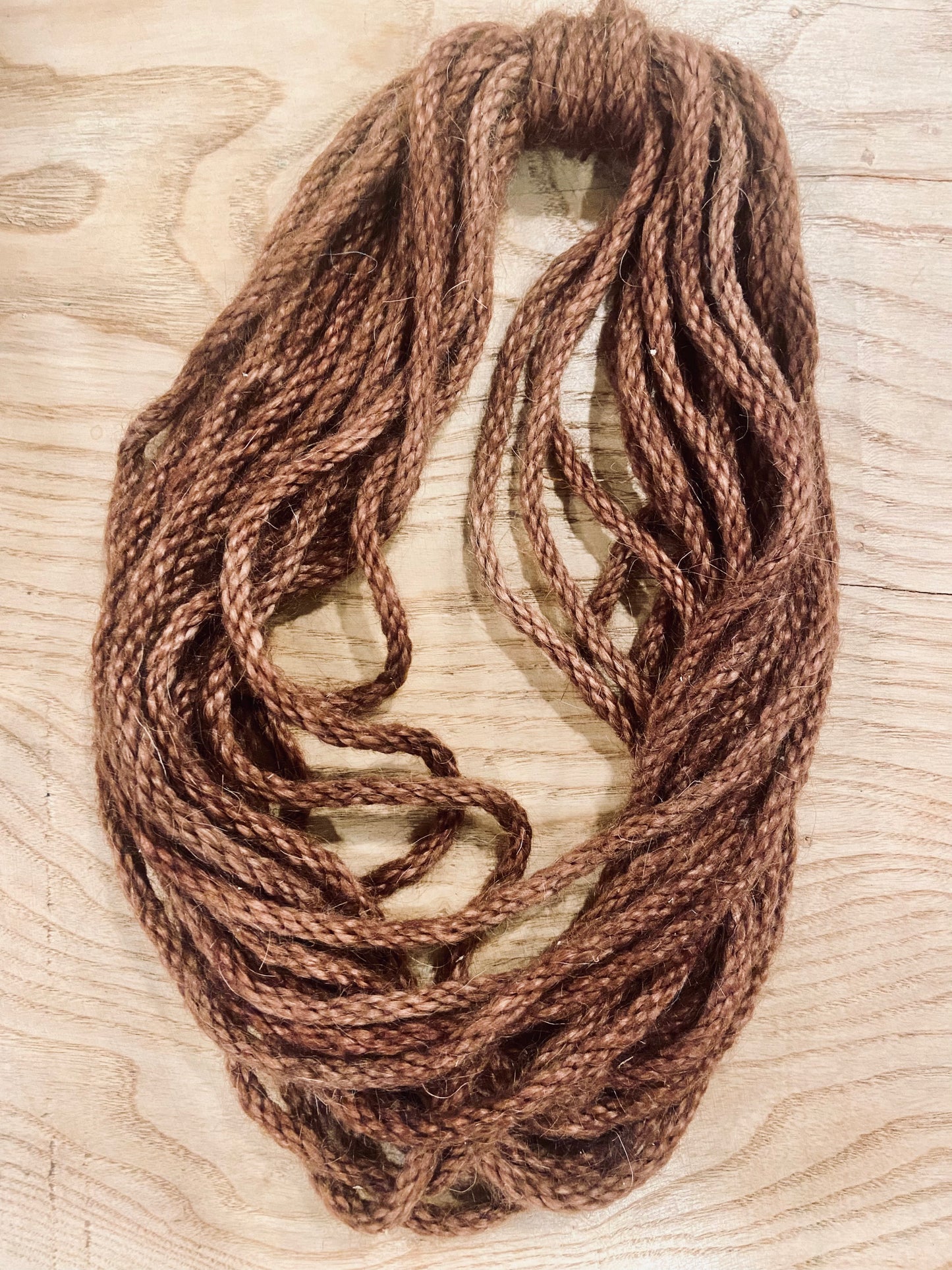 Mohair 8 ply Chestnut