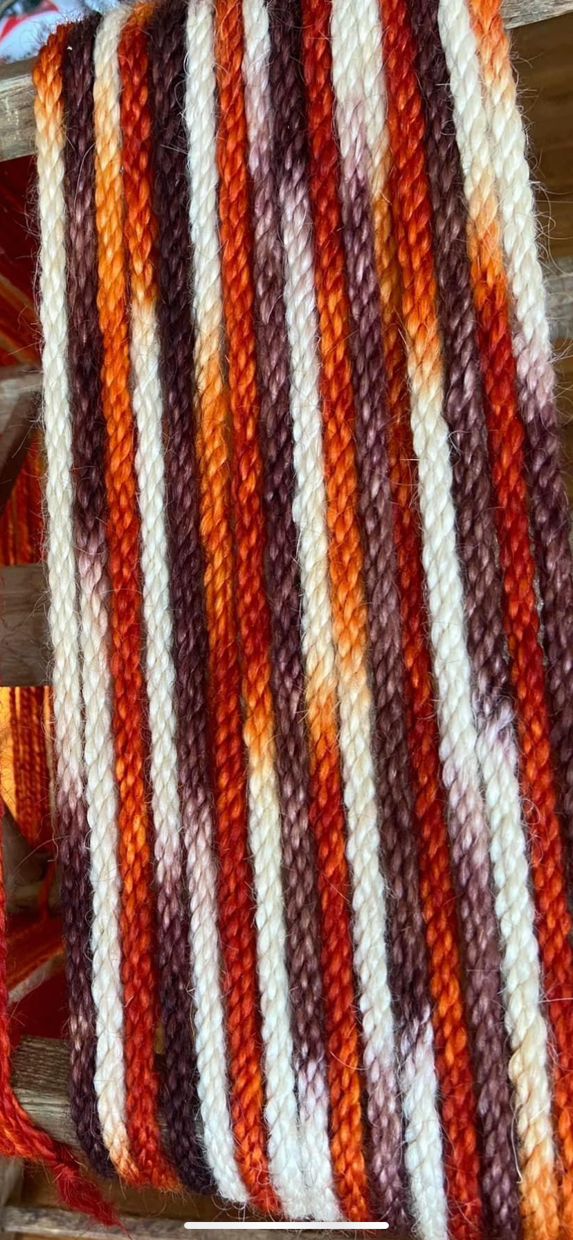 Mohair 8 ply tie-dye #14