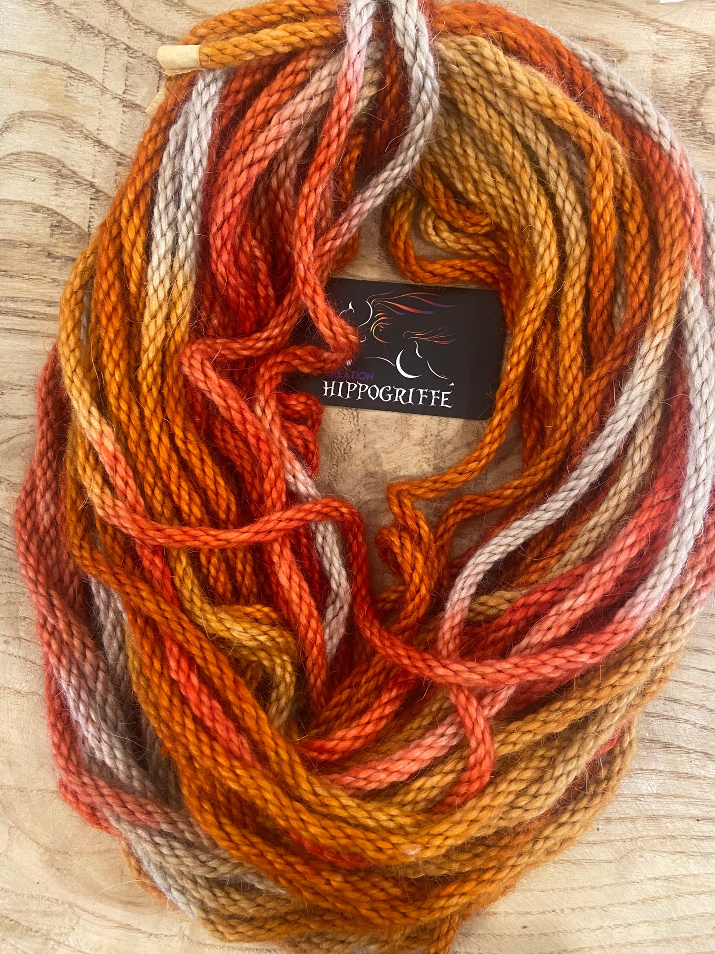 Mohair 8 ply tie-dye #1