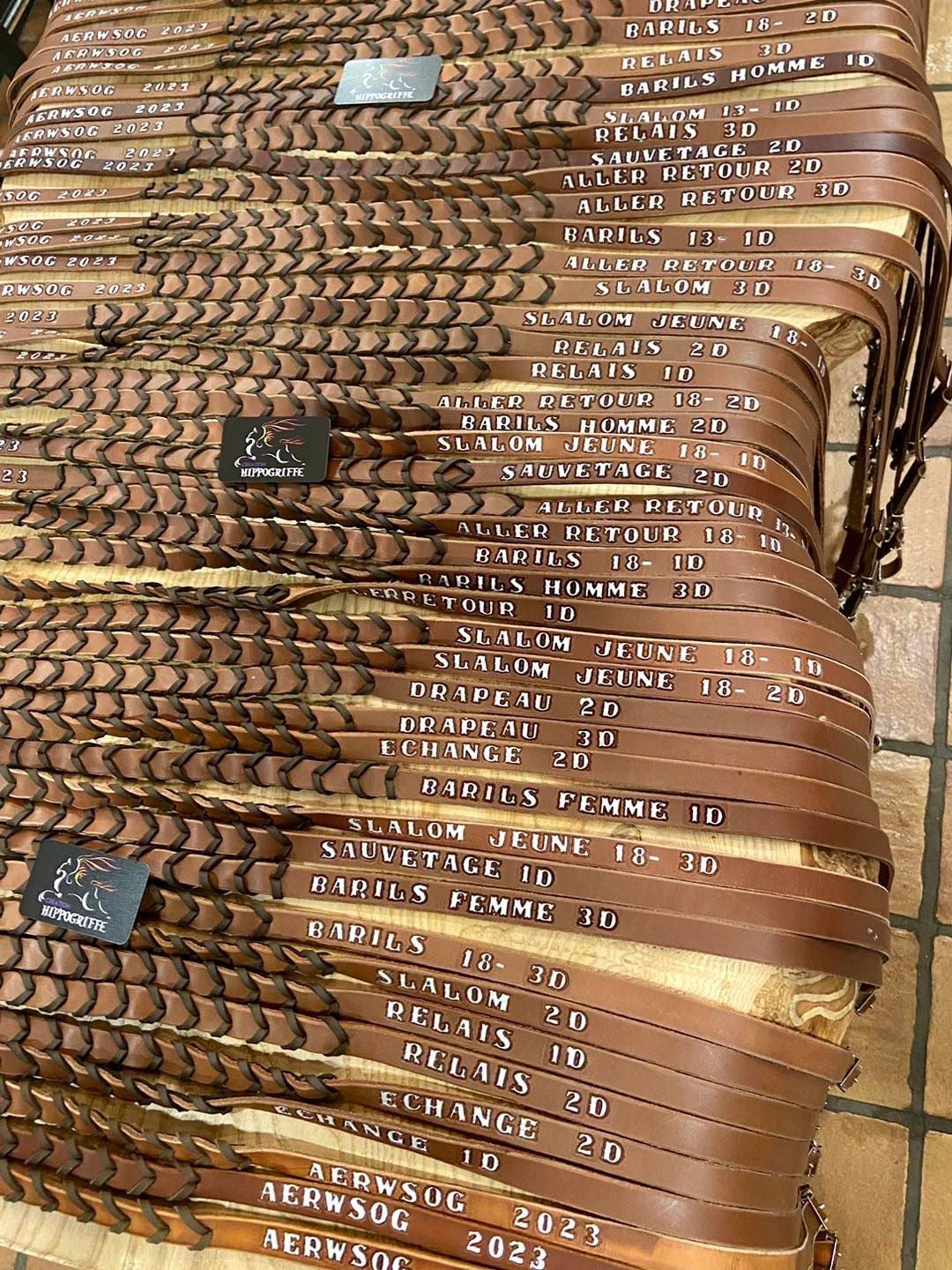 Custom made Barrel Reins with horse name