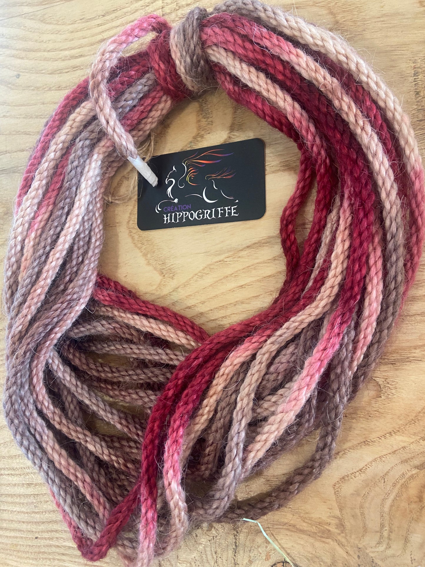 Mohair 8 ply tie-dye #7