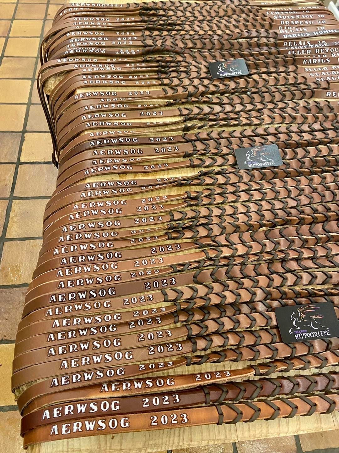 Custom made Barrel Reins with horse name