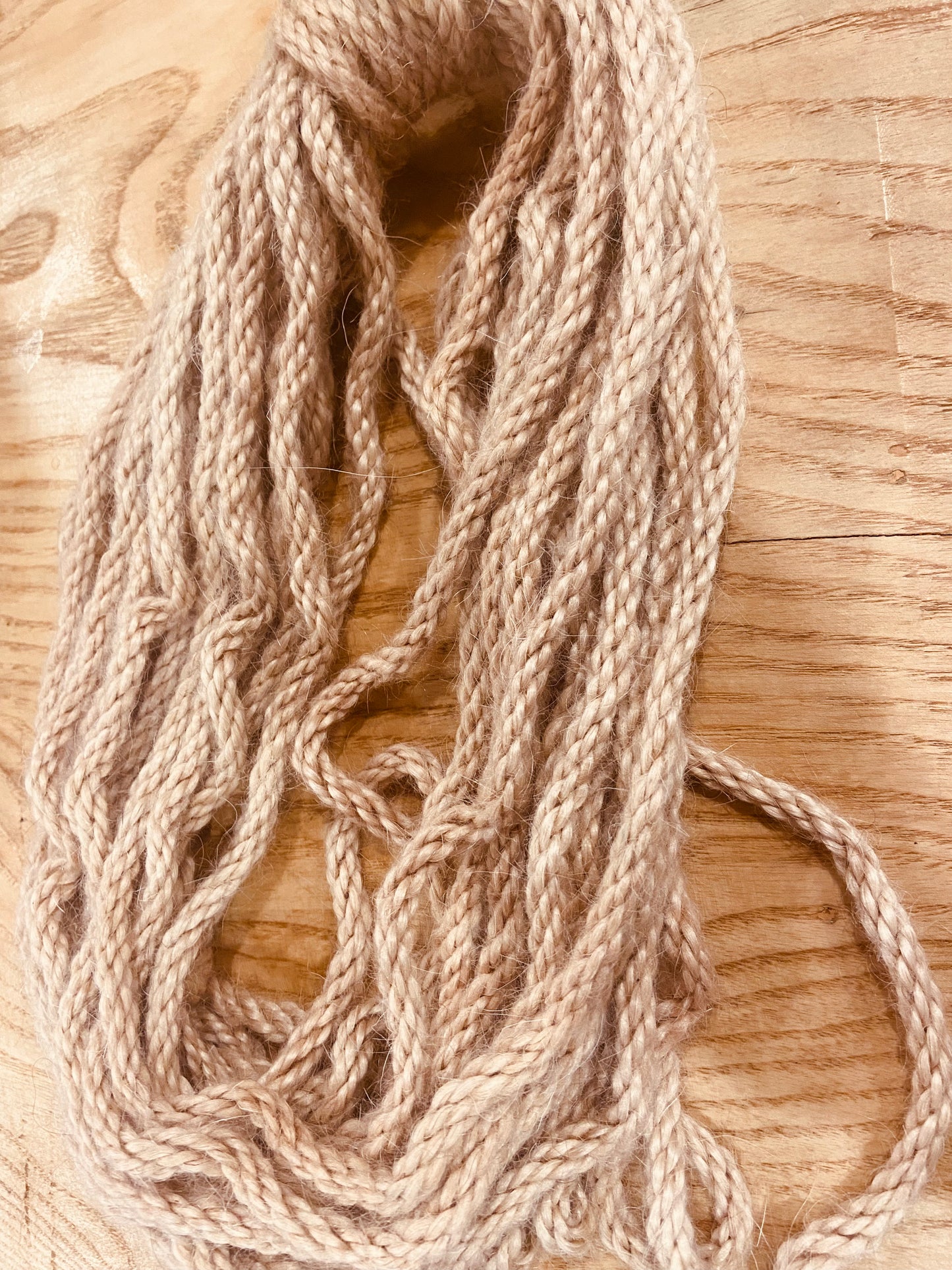 Mohair 8 ply sandstone