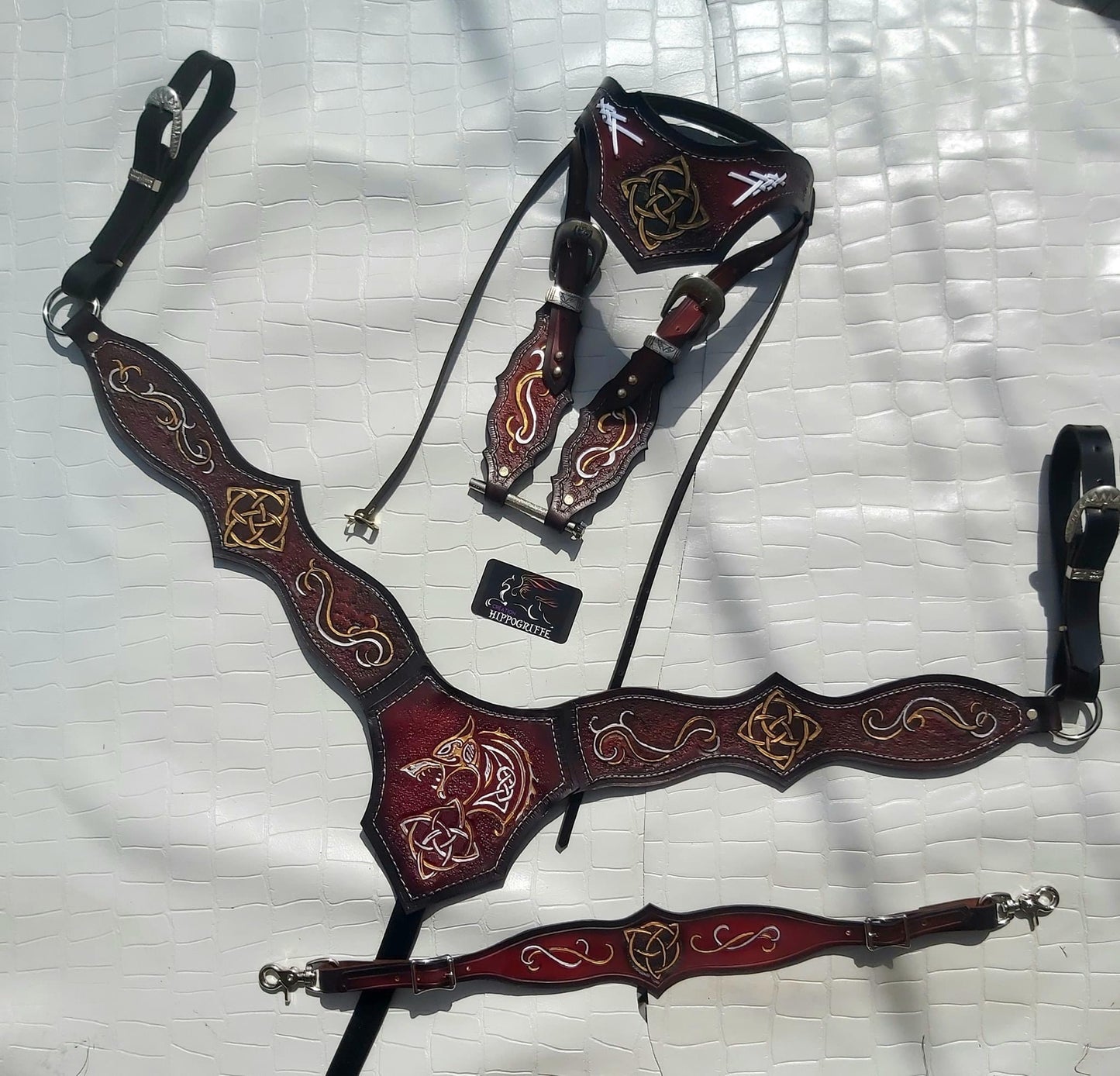 Leather Horse Medieval Set Fenrir