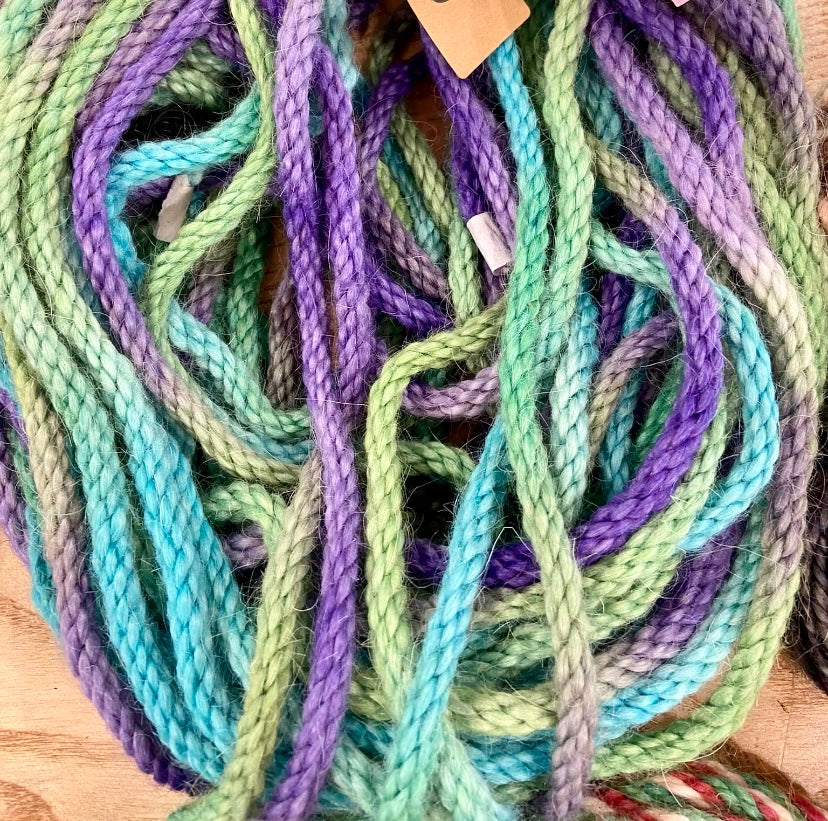 Mohair 8 ply tie-dye #18