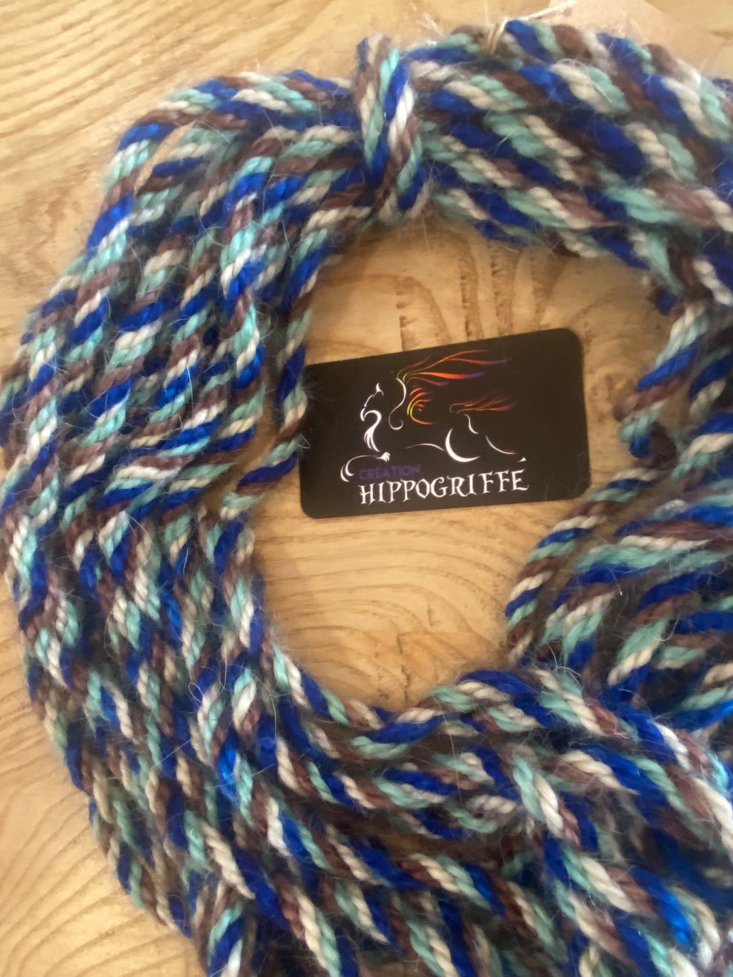 Mohair 8 ply twist Royal blue