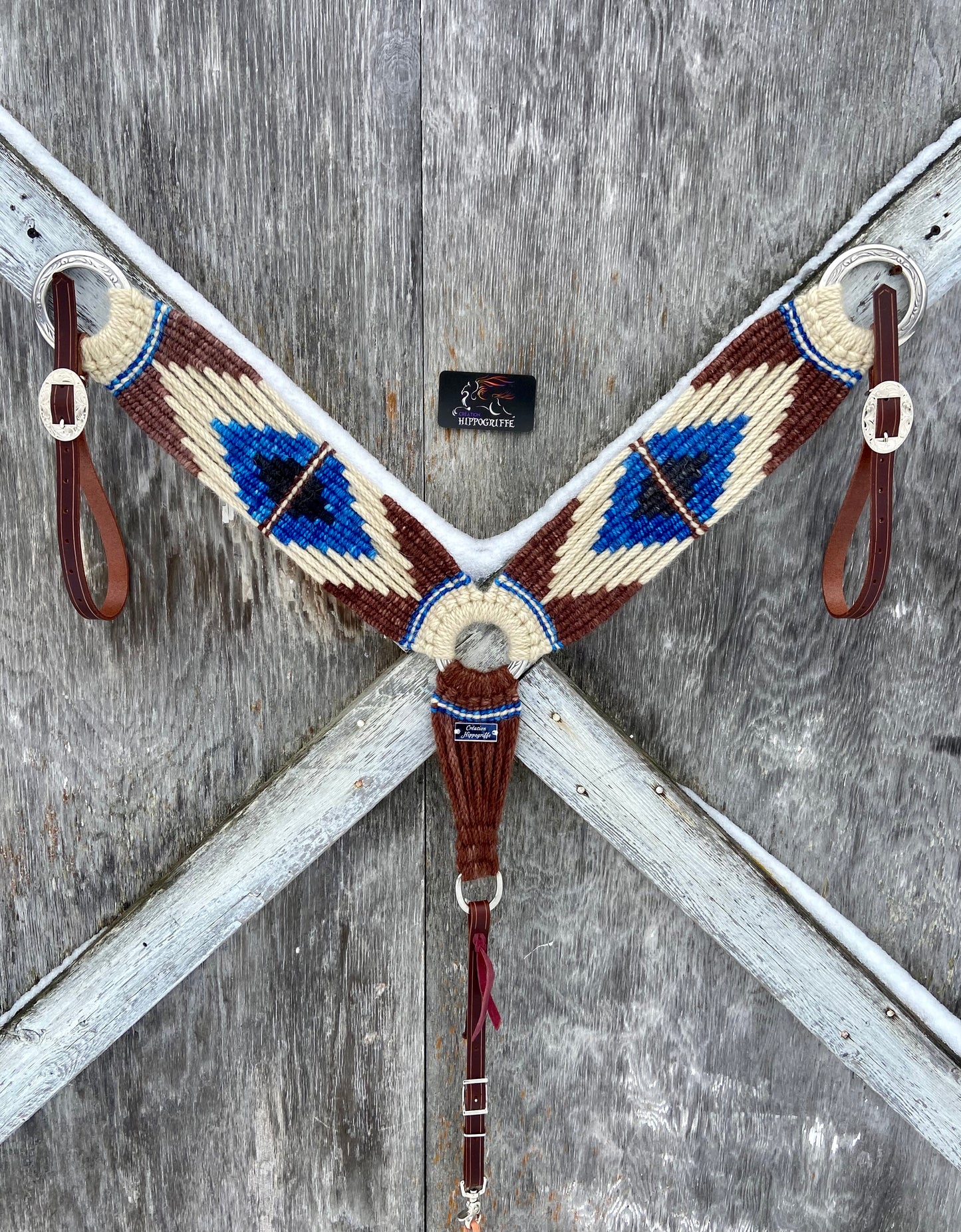 Mohair breast collar #5