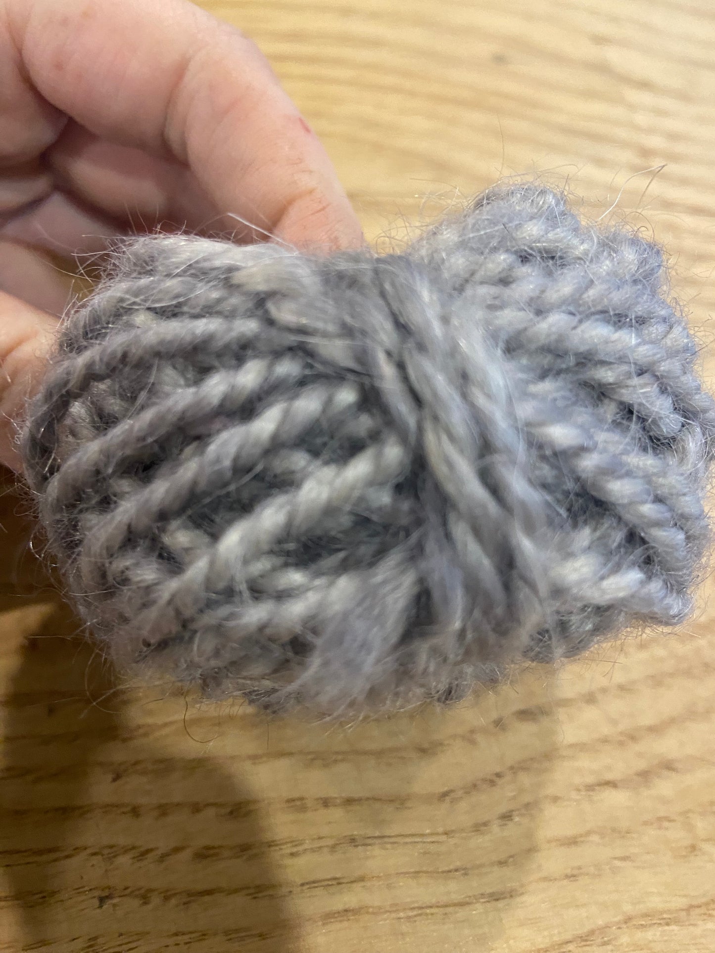 Mohair Grey 2 ply 50ft