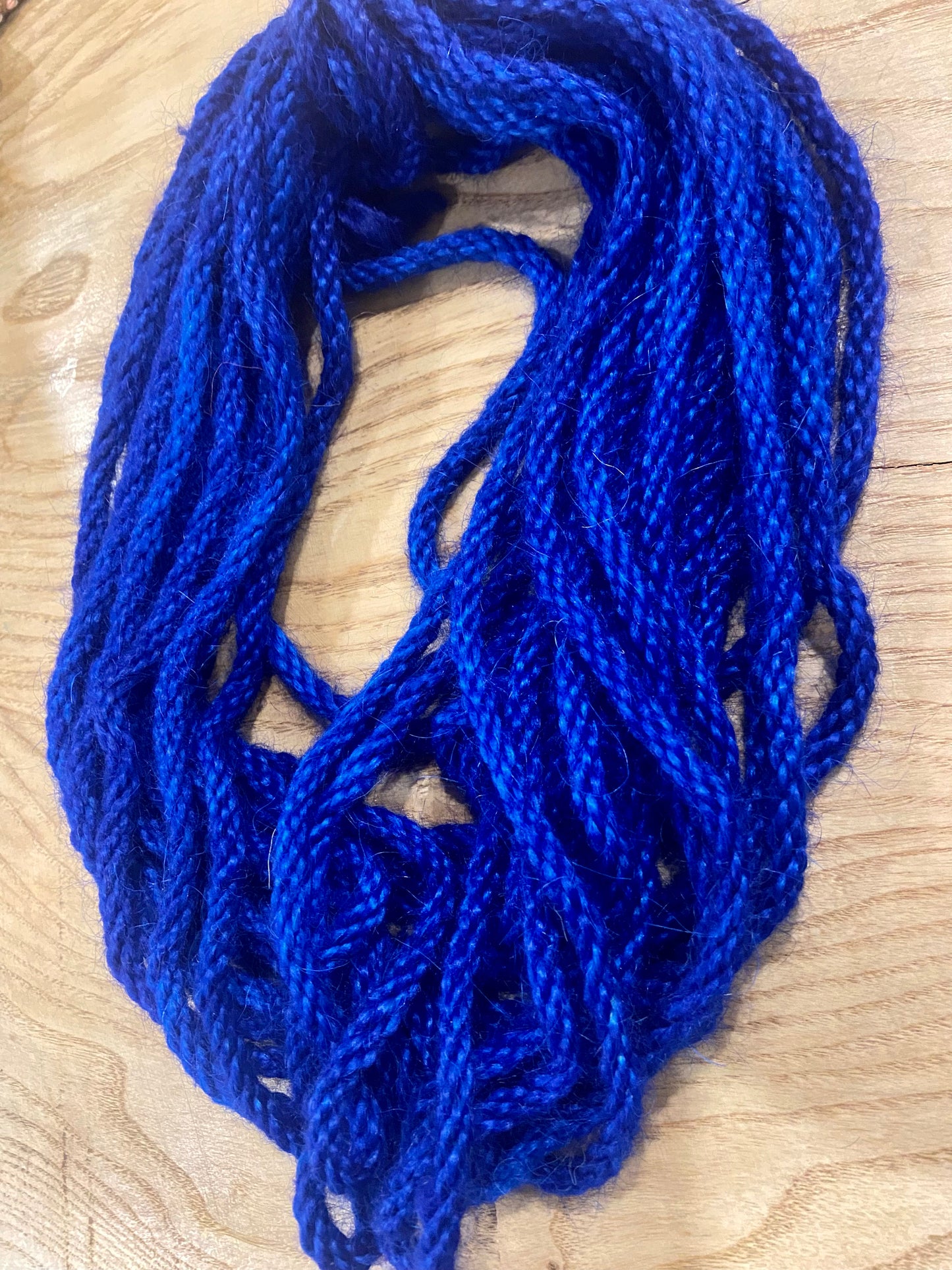 Mohair 8 ply Royal Blue