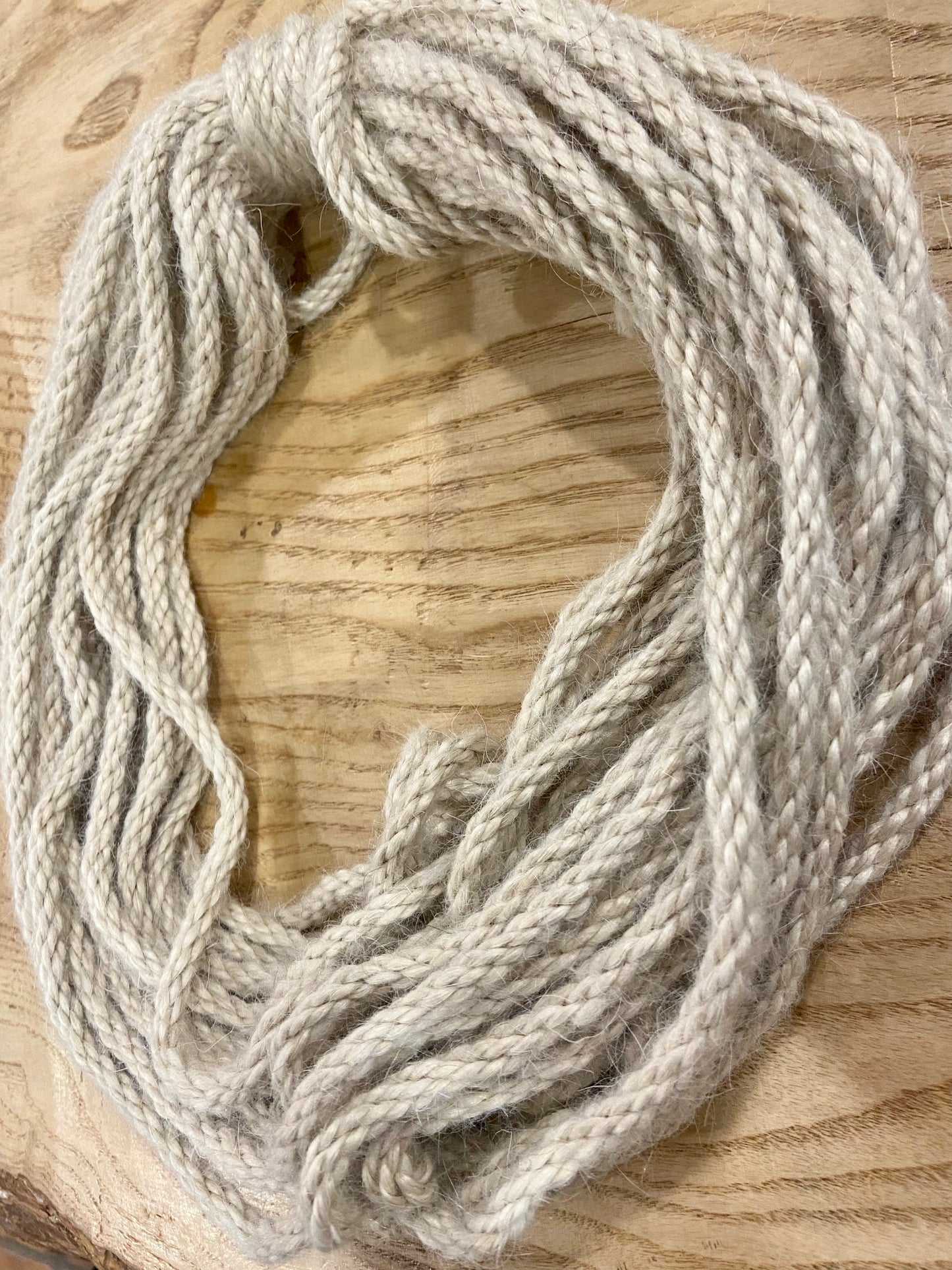 Mohair 8 ply natural color