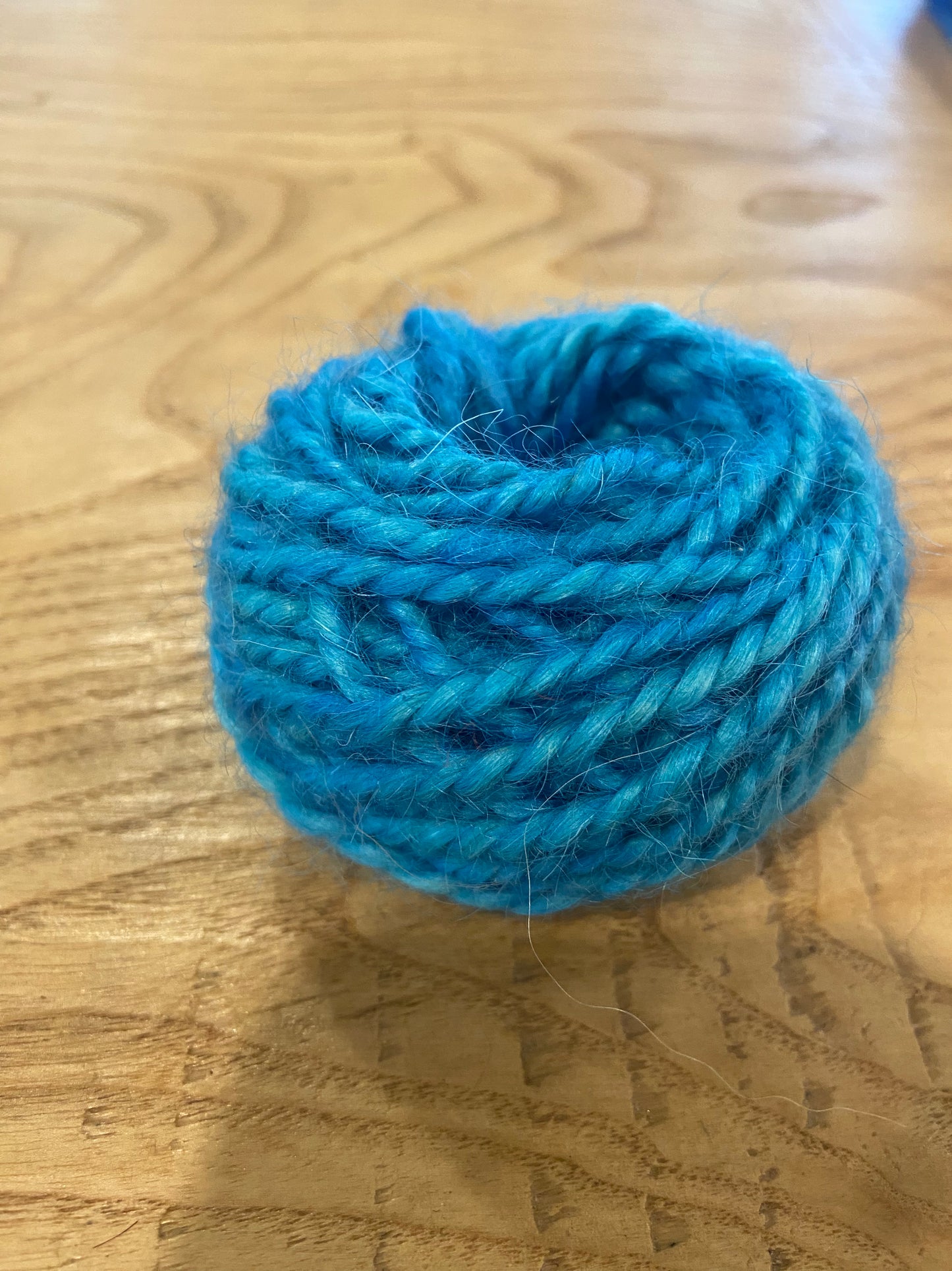 Mohair Teal Turquoise 2 ply 50ft