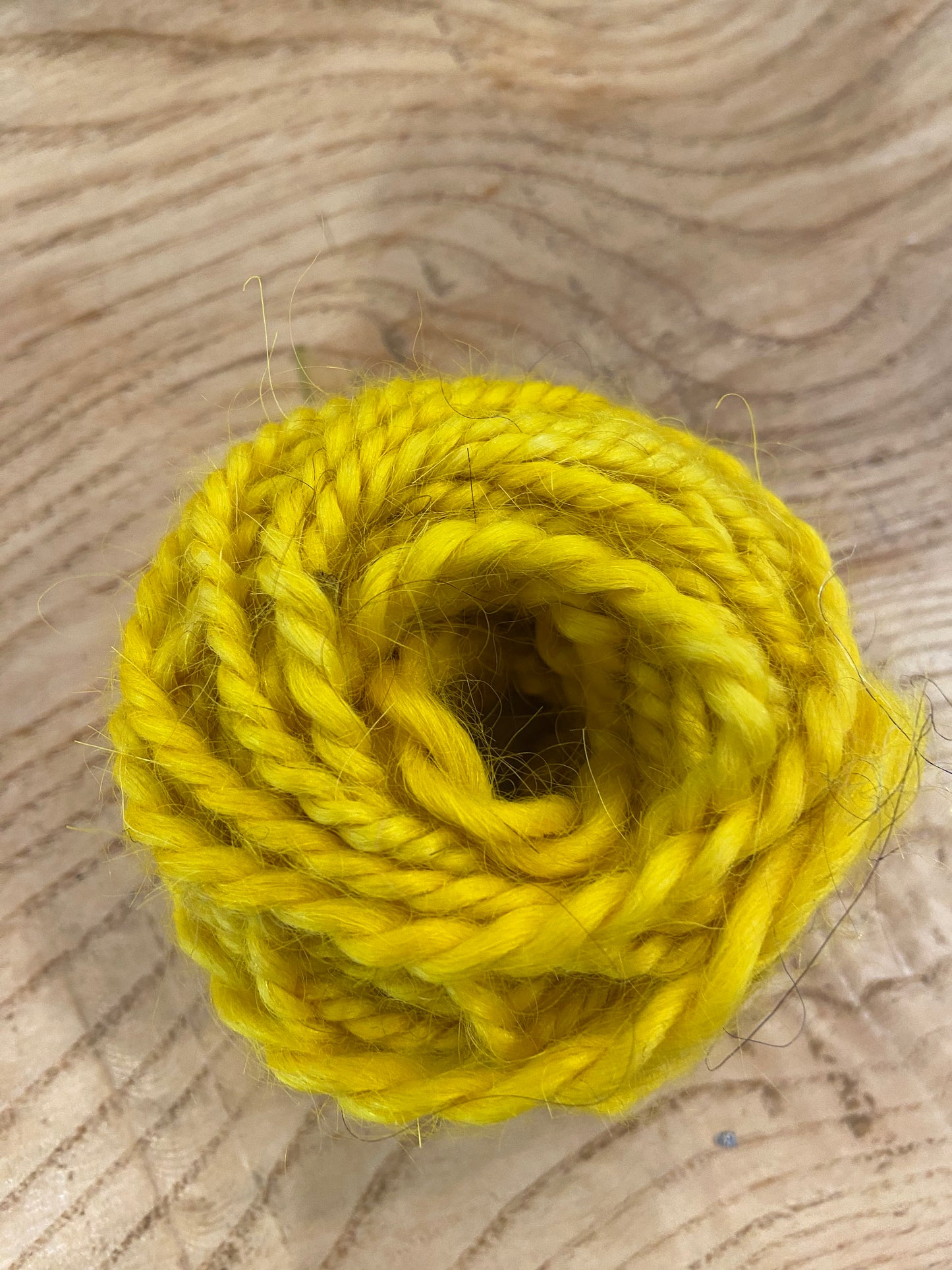 Mohair 2 ply 50ft Yellow