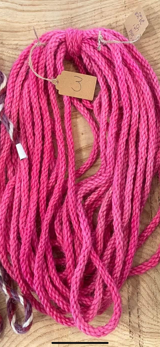 Mohair 8 ply Pink solid color
