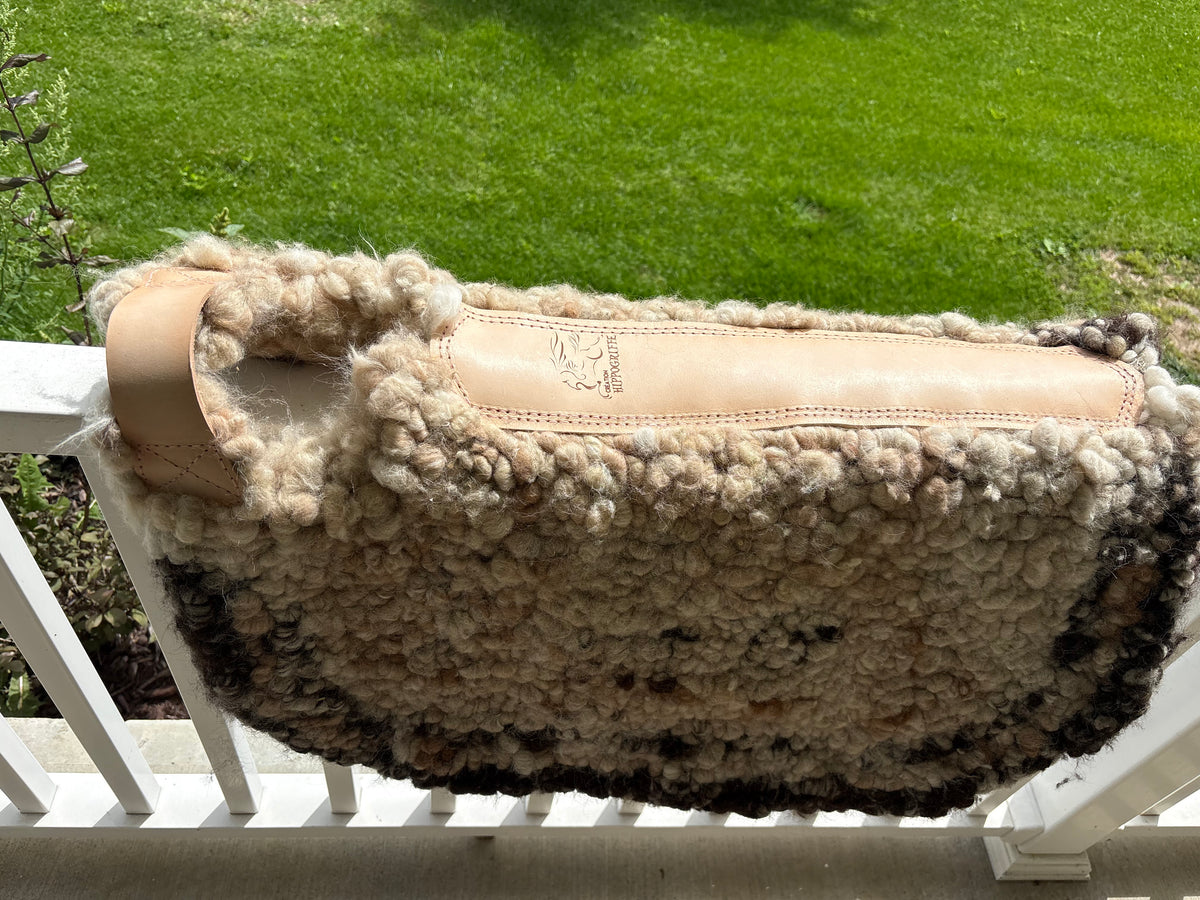 Wool Saddle Pad Tapis de laine tiré