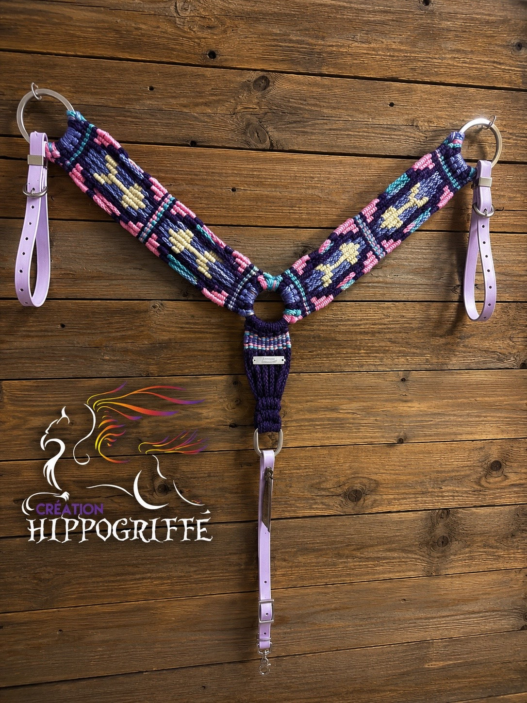 Mohair breast collar #15