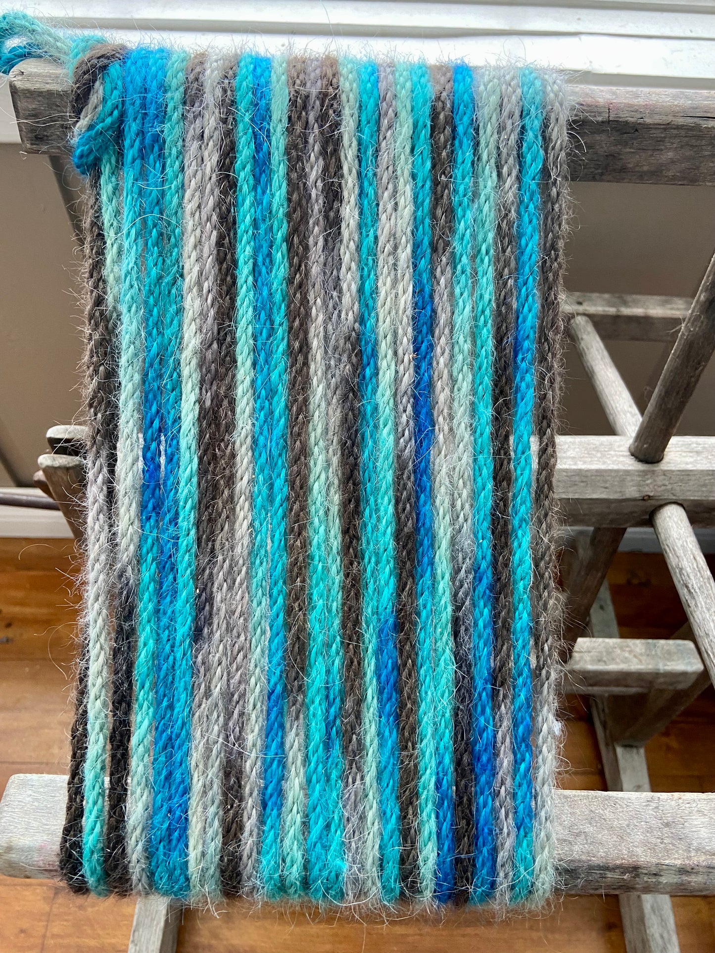 Mohair 8 ply tie-dye #17