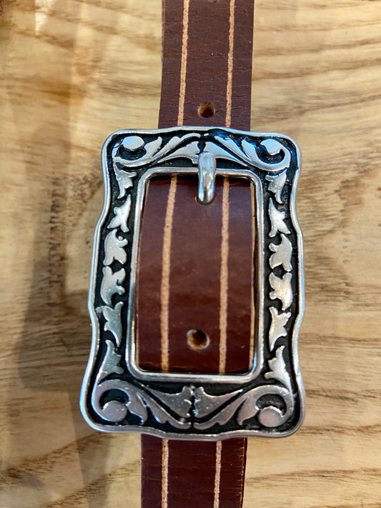 Fancy buckle Leather Tug Set Jeremiah Watts