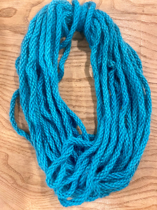 Mohair 8 ply teal turquoise