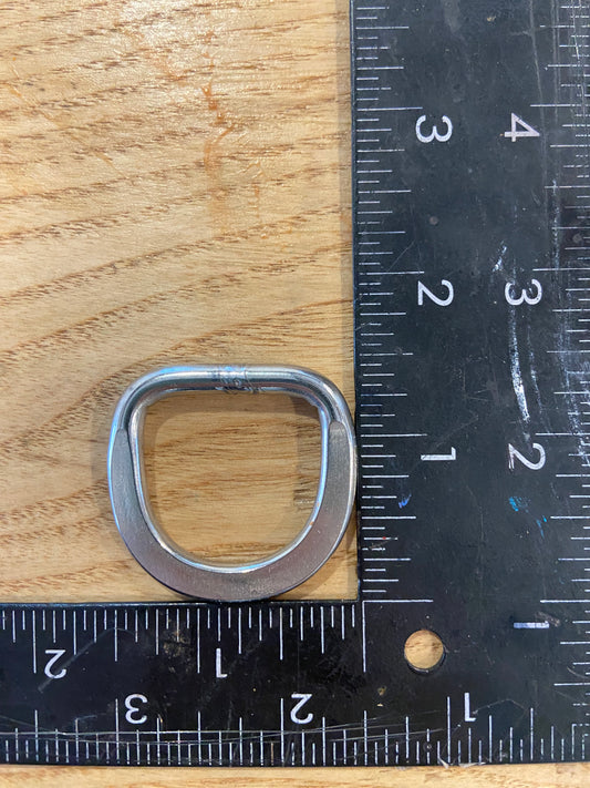Stanless D-Ring 1 1/4 inch