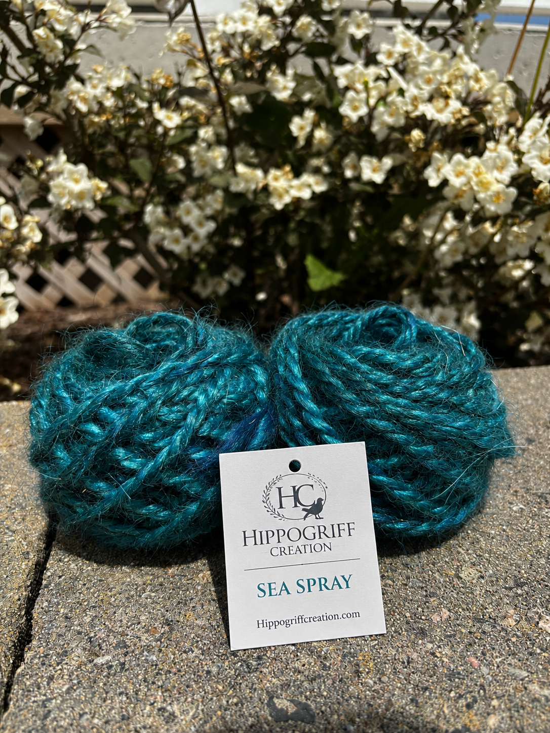 Mohair Sea Spray 2 ply 50ft