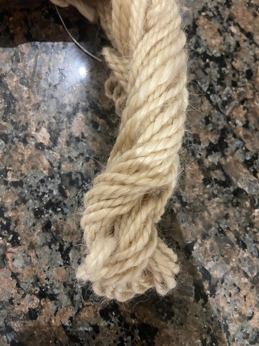 Mohair Natural 2 ply 50ft