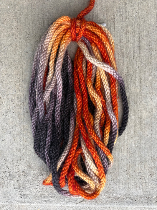 Mohair 8 ply tie-dye